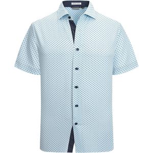 Camisa de Vestir Personalizada para Hombre, Manga Corta, Corte Regular, con Botones, Antiarrugas, Tela Popelina - Product Image 1
