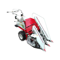 Moissonneuse-lieuse diesel manuelle avec moteur diesel 186, machine automatique de récolte et de ligature du riz et du blé, en stock