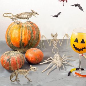 <span class=keywords><strong>Esqueleto</strong></span> Animal Yard Decor y Reaper Bones Animales con colas flexibles y mandíbulas móviles, Esqueletos de animales de Halloween - Product Image 4