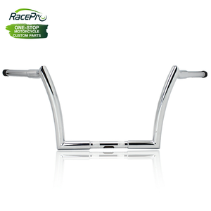 บาร์ลิงโครเมี่ยมสีดำ10 "12" 14 "16" แฮนด์มอเตอร์ไซด์สำหรับ Harley <span class=keywords><strong>Road</strong></span> Glide 1995-2017 <span class=keywords><strong>Road</strong></span> <span class=keywords><strong>King</strong></span> 1996-2013 - Product Image 1