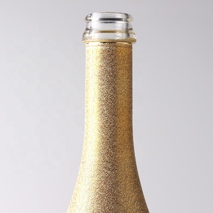 <strong>Custom</strong> Golden Spray 750ml Tactual <strong>Champagne</strong> <strong>Bottle</strong> 75cl Empty Painting Glass <strong>Bottle</strong> for <strong>Wholesale</strong> - Product Image 2