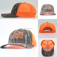 Gorra Trucker de Malla Estilo Richardson 112 de 6 Paneles Personalizada de Fábrica al por Mayor, Gorras Trucker de Malla con Cierre a Presión y Camuflaje