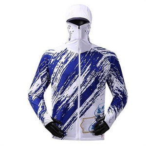 Custom Logo Sublimation Fishing Shirts Quick Dry <b>Men</b> Plus Size Anti-uv Fishing Wear With Logo Printed - Product Image 1