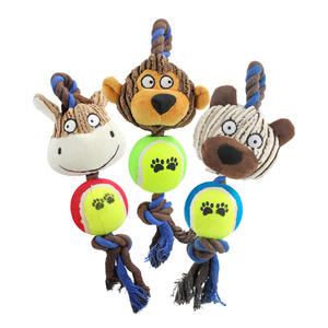 Knoop Pluche Huisdier Speelgoed Kauw Speelgoed voor Honden Interactieve Training Speelgoed voor Katten Honden - Product Image 2