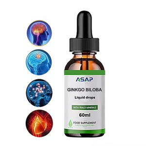 Vitamines OEM Ginkgo Biloba et supplément d'extrait de ginseng Ginkgo Biloba extrait liquide - Product Image 1