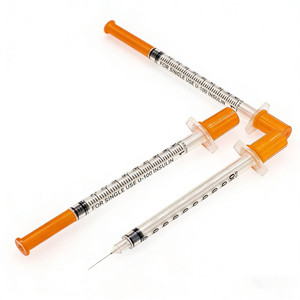 Estuche de Jeringas Veterinarias de 29g 1ml, <span class=keywords><strong>100</strong></span> <span class=keywords><strong>Unidades</strong></span>, Agujas de <span class=keywords><strong>Insulina</strong></span> Estériles de Seguridad de 6mm para Uso en Ganado - Product Image 4