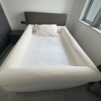 Ensemble de draps de lit à bordure amovible en éponge super douce et élastique de haute qualité pour vente en gros