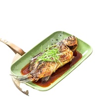Assiette rectangulaire en mélamine pour nouilles de riz, assiette de petit-déjeuner en plastique, plat pour restaurant de fondue et barbecue, assiette de service