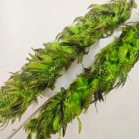 Boa en plumes de coq chinchilla teintes en gros, 2 yards, pour carnaval, costumes, décoration de mariage, artisanat DIY