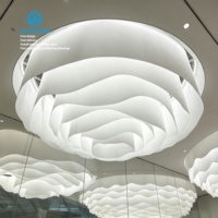 Plafond suspendu en tissu texturé français à installation facile, sans MOQ, service complet d'installation pour centres commerciaux