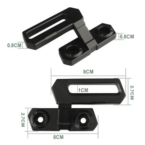 Soporte de montaje de luz individual para pilar F, accesorios de montaje de luz delantera de acero para vehículos utilitarios Polaris - Product Image 3