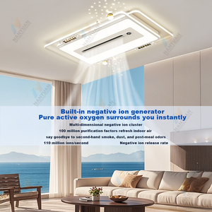 <span class=keywords><strong>Ventilateur</strong></span> de plafond moderne sans pales avec lumière pour salon, ions négatifs, spectre complet, commande intelligente - Product Image 6