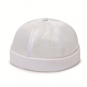 Gorro de malla sin visera para hombre, estilo marinero, moderno, para exteriores, hip-hop, ideal para deportes de verano, playa y parques. - Product Image 2