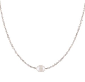 Eleganti Collane Artistiche Vintage con Perle, Girocolli di Perle d'Acqua Dolce a Grana di Riso per Gioielli da Combinare - Product Image 3