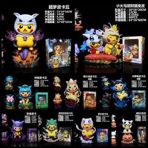 ฟิกเกอร์อนิเมะญี่ปุ่นสไตล์ใหม่ โปเกมอน พิกะจู คอสเพลย์ มิว เกนการ์ ชาริซาร์ด บัลบัสซอร์ บลาสทอยส์ ของเล่นแอคชั่นฟิกเกอร์สำหรับเด็ก - Product Image 2