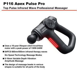 Massaggiatore Professionale Portatile di Alta Qualità con 10 Testine, 168W di Potenza, Bassa Rumorosità, Controllo a 6 Velocità e Timer, per Uso su Tutto il Corpo - Product Image 3