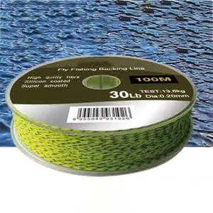 Engins de pêche à la mouche <span class=keywords><strong>pour</strong></span> <span class=keywords><strong>truite</strong></span> d'eau douce ligne volante support ligne de pêche boucle Double couleur tressée 20LB 30LB ligne de support - Product Image 1