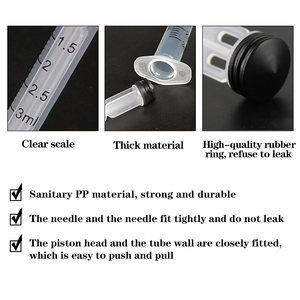 1ml 3ml 5ml 10ml 20ml 30ml 50ml 60ml nhựa tiêm vít lớn có thể thu vào dùng một lần tự động luer khóa ống tiêm - Product Image 4