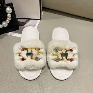 Nouvelles pantoufles en TPR pour hommes, pantoufles chaudes, pantoufles en peluche, pantoufles d'extérieur, prix de gros - Product Image 6