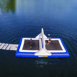 Cancha de Voleibol Flotante Inflable a Precio de Fábrica, Parque Acuático Inflable, Diversión Acuática, Juego para Yates, Barcos y Océano - Product Image 2
