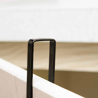 Tempat penyimpanan dapur di bawah rak kawat rak kabinet Pot Organizer pemegang cangkir gantung