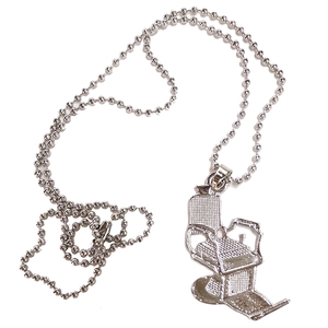 Collar con <span class=keywords><strong>Luz</strong></span> LED 3D de Barbería BARBERMAX, Colgante con Logotipo de Peluquero, Juego de Joyería para Barberos, Diferentes Tamaños - Product Image 6