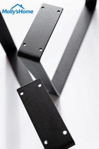 Pieds de table en métal pour mobilier <span class=keywords><strong>industriel</strong></span>, table de salle à manger en fer, table basse en acier pour appartement et hôtel - Vente en gros - Product Image 6