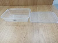 Boîte à repas en plastique à emporter sans BPA, étanche, 500 ml, jetable, en PP, de qualité alimentaire, marque Tiya, forme rectangulaire