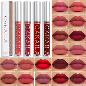 Rossetto Liquido Opaco Impermeabile di Marca, Lucidalabbra Idratante, Cosmetici per il Trucco e la Bellezza - Product Image 1
