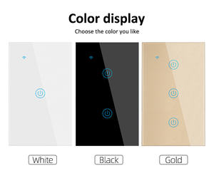 Tuya Zigbee 2 Bende Smart Gehard Glas Wand Touch Panel Schakelaar Afstandsbediening 10a Enkele Brand Abs Neutraal Licht Aan/Uit-Schakelaar - Product Image 5