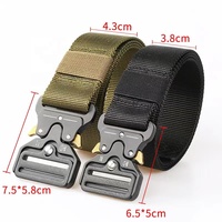 Prix d'usine Boucle à dégagement rapide Cinturon Ceinture de tête en métal tactique Ceinture tactique à boucle en nylon pour hommes