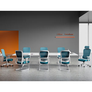 Chaise de bureau exécutive moderne en promotion, ergonomique, en tissu, pivotante à 360 degrés, réglable en hauteur - Product Image 3