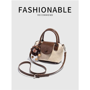 Sac Mini Vintage de Haute Qualité pour Femmes, Petit Sac Bandoulière en PU Imperméable avec Fermeture Éclair, Doublure en Polyester, Polyvalent et Tendance - Product Image 3