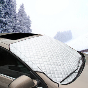 Xinjun – Housse de pare-brise épaisse anti-neige en feuille d'aluminium argentée, imperméable, pour la prévention de la neige et de la glace sur les voitures Toyota - Product Image 1