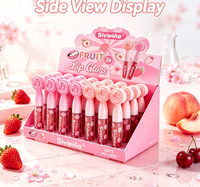 Siyiping hydratant fruits brillant à lèvres marque privée paillettes doux personnalisé végétalien haute brillance dodu en gros brillant à lèvres ensemble