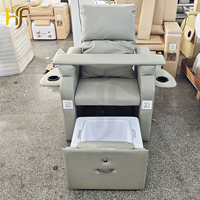 Meubles de salon de manucure de beauté de luxe sans tuyau Whirlpool pompe de décharge pied Spa Massage manucure pédicure chaise