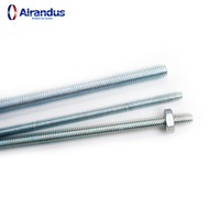 Factory Price 8mm 10mm Galvanized Steel Full Threaded Rod