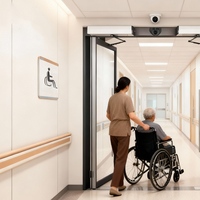 YOURSENSOR YSD-110 Systèmes de portes coulissantes automatiques de petite taille, ouvre-porte intelligent pour personnes handicapées et personnes âgées