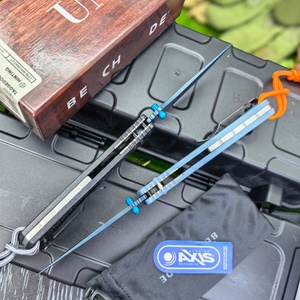 Cuchillo EDC para acampar al aire libre con mango de fibra de nailon y hoja de material CPM Magnacut, ideal para equipo de senderismo. - Product Image 4