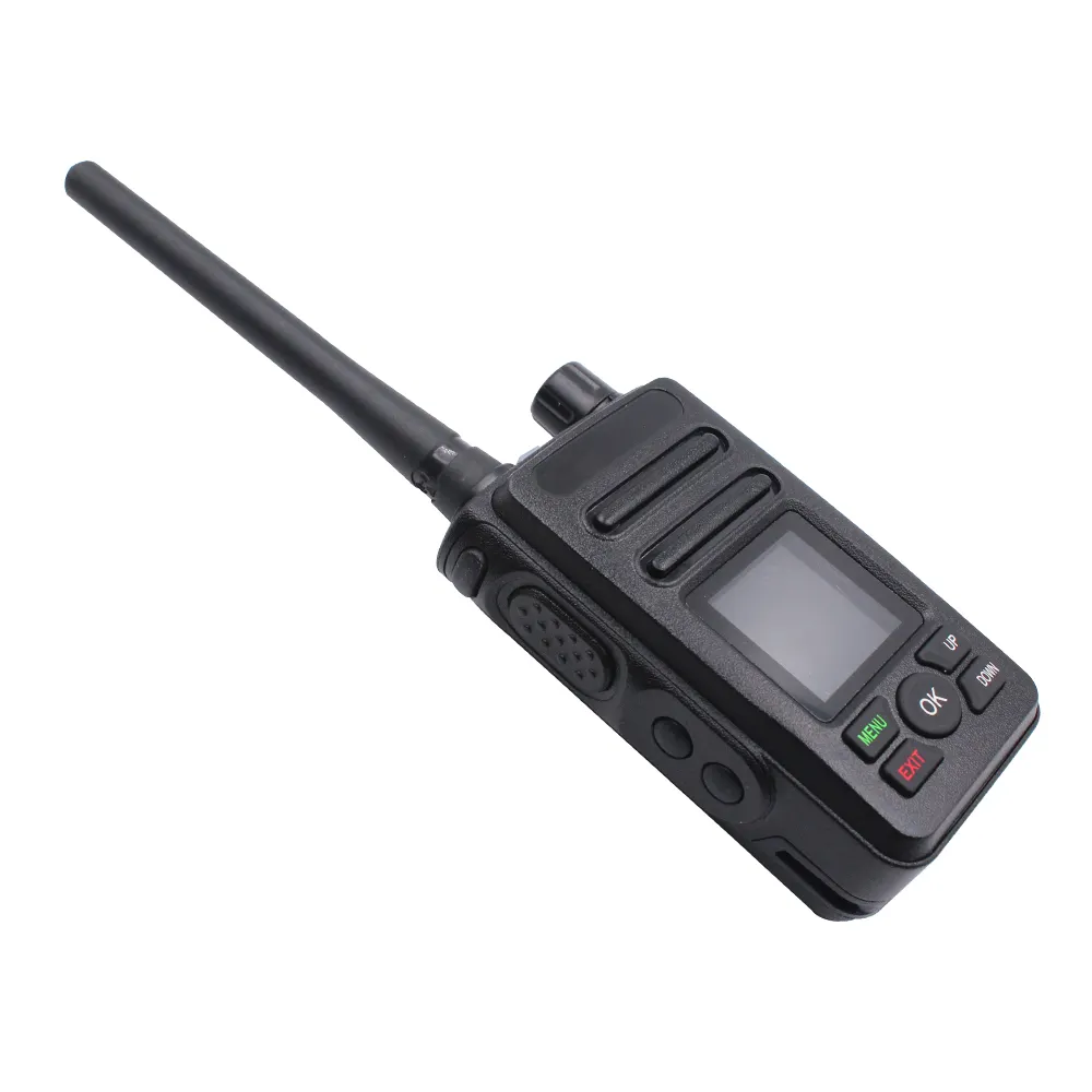 Мини цифровой DM-3200 5 Вт UHF/ VHF 1000 канала DMR иди и болтай Walkie Talkie двухстороннее радио с ЖК-дисплеем