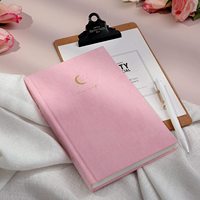 Agenda 2026, carnet à couverture rigide rose, planificateur ligné, journal, impression personnalisée pour la maison, l'école et le bureau