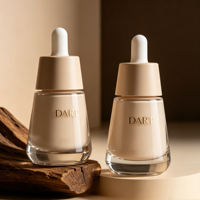 Bouteilles à presser de 30 ml et 50 ml pour huiles essentielles, flacons compte-gouttes en verre, pompe pour lotion, distributeurs de voyage rechargeables