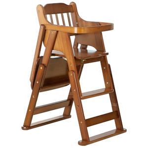 Modern Style Solid Wood <b>High</b> <b>Chair</b> for Baby/<b>Children</b> for Dining Kitchen Bedroom Living Room or Bathroom Use - Product Image 1