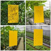 Waterdichte fruitvliegval met dubbelzijdige gele kleefstrips voor thrips/bladluizen/witte vliegen, 0,23 mm dik.