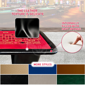 YH Black Rectangle <strong>Roulette</strong> Table with Caster <strong>Wheels</strong> - Professional Casino <strong>Roulette</strong> Table with <strong>Wheel</strong> for <strong>Sale</strong> - Product Image 3