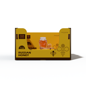 กล่องกระดาษแข็งแบบวางซ้อนกันได้สำหรับการแสดงผลแบบพาเลท pdq ในซูเปอร์มาร์เก็ต - Product Image 1