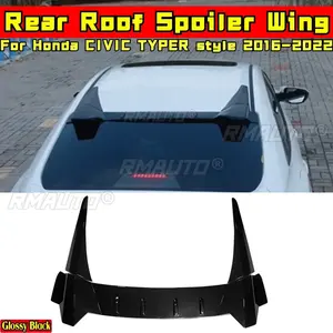 Alerón de Techo CIVIC Negro Brillante Estilo TYPER, Kit de Carrocería para Honda CIVIC 10ª Generación 2016-2022, Accesorios para Automóviles - Product Image 1
