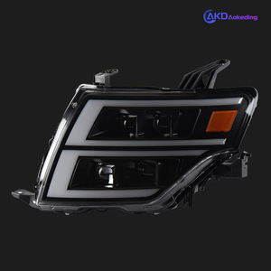 Ensemble de phares Mitsubishi Pajero V97 dédié 05-21 35W feux diurnes à LED modifiés avec clignotant à eau 6500k - Product Image 3
