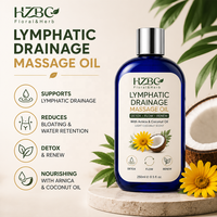 Huile de massage pour drainage lymphatique OEM - Détox naturelle pour réduire la rétention d'eau et les gonflements, Pamplemousse & Cyprès, Amincissant