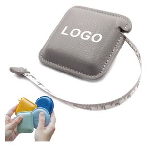 Cinta Métrica Personalizada de 1.5M en Cuero PU con Logotipo, Cinta Métrica Corporal Suave con Logotipo - Product Image 1